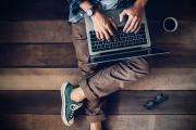 Man with laptop